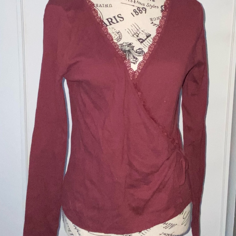 Burgundy Long Sleeve, Never Worn!